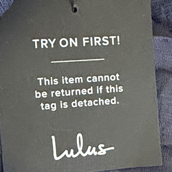 LULUS Women Small Sweetness Sunshine Navy Strapless Midi Fit Flare Pockets Dress - Picture 14 of 15